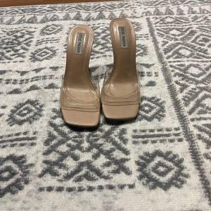 Steve Madden Clear Heels